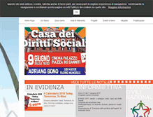 Tablet Screenshot of dirittisociali.org